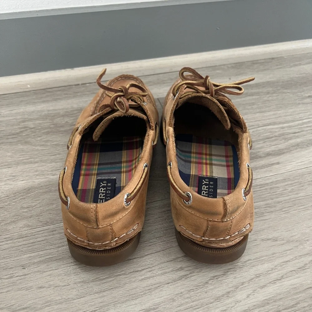 Sperry Top sider women’s Leather boat shoes 7W - Picture 3 of 4